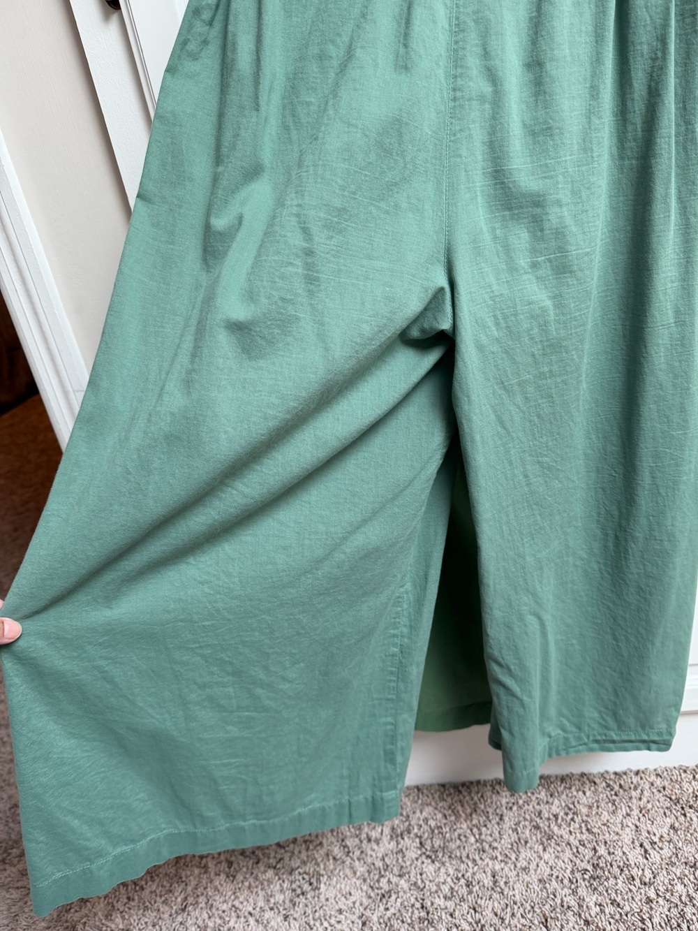 Gudrun Sjoden Organic Cotton Wrap Pants Green Size Small - Picture 7 of 10